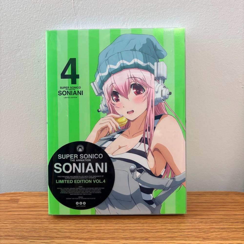 Super Sonico The Animation SoniAni Vol 4 Limited Edition Blu-ray